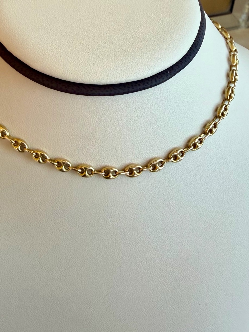 14 karat gold, mariner chain - Picture 7 of 8